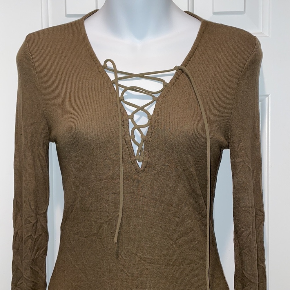 NWOT-Express Crisscross Tie Top - Picture 2 of 6